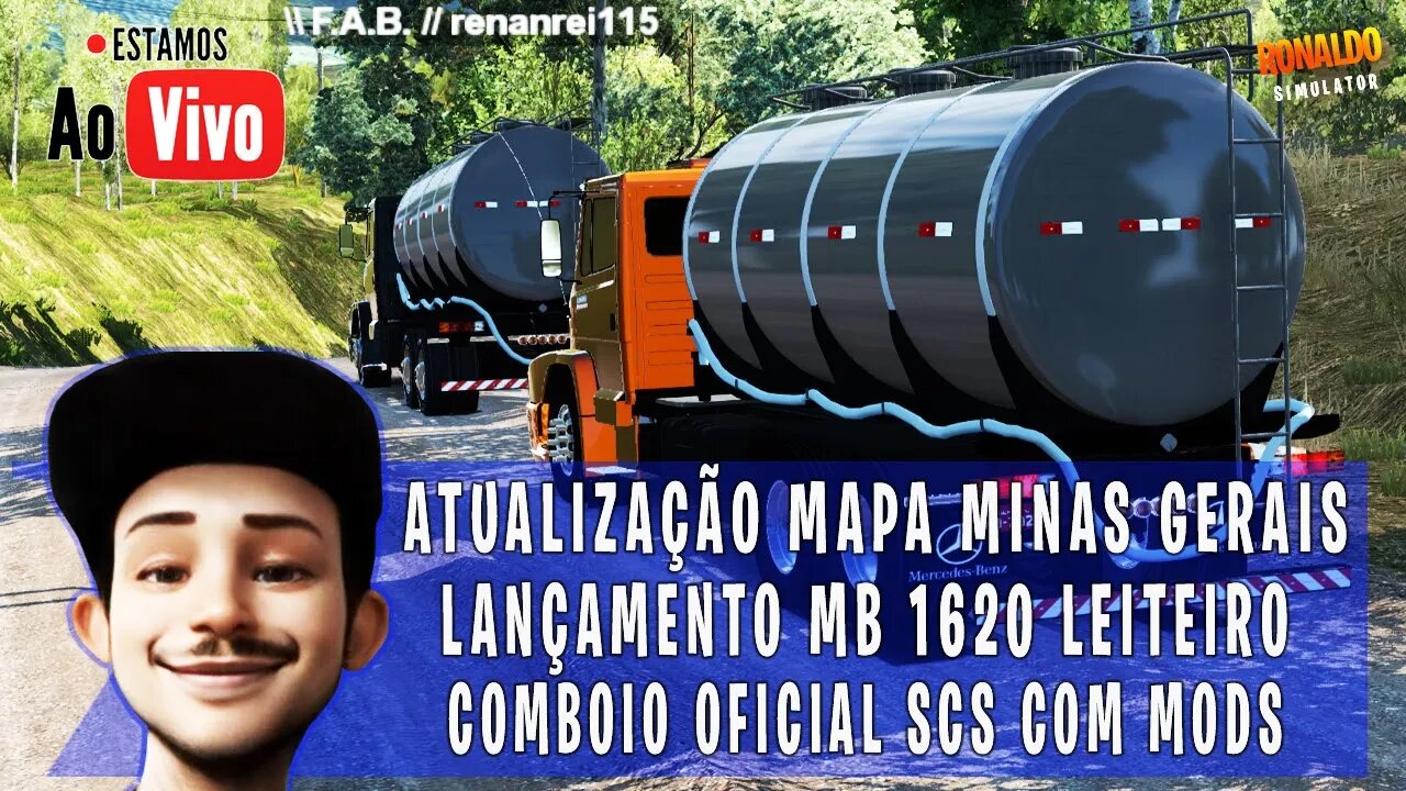 LANÇAMENTO MERCEDES BENS L1620 TANQUE LEITEIRO MAPA MINAS GERAIS V1.2 1.42 BETA