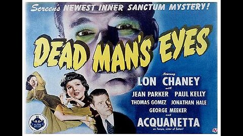 DEAD MAN'S EYES 1944 Blind Man Suspected of Murder for Eye Operation FULL MOVIE in HD