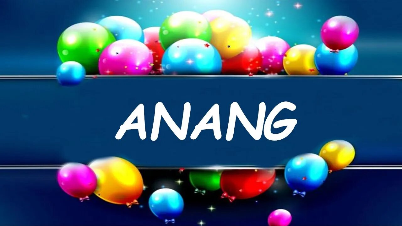 Happy Birthday to Anang Birthday Wish From Birthday Bash