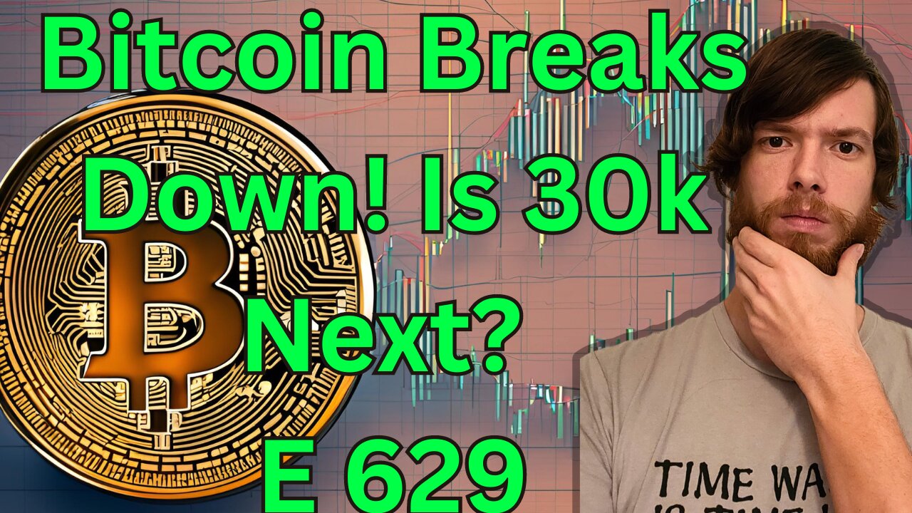 Bitcoin Breaks Down! Is 30k Next? E 629 #crypto #grt #xrp #algo #ankr #btc #crypto