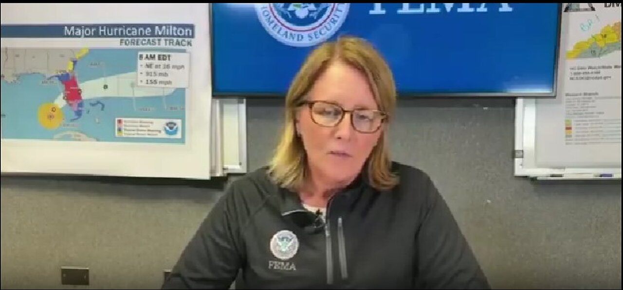 This one—Hurricane Milton—it is expected to be catastrophic, and I promise you that FEMA is ready.