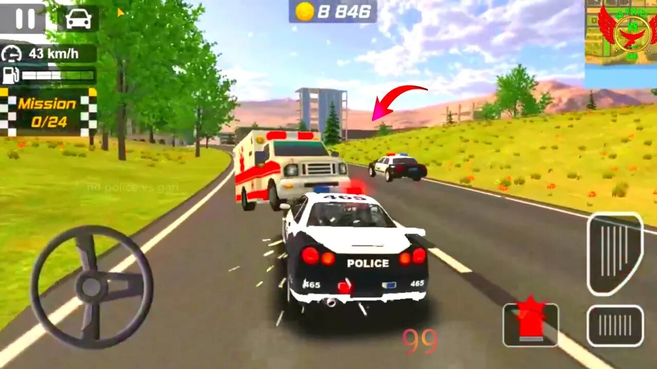 HD police vs gari game #699 police Gameplay Best Car Games Drift Gari Driving 2023 Android