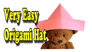 How to make super easy origami hat