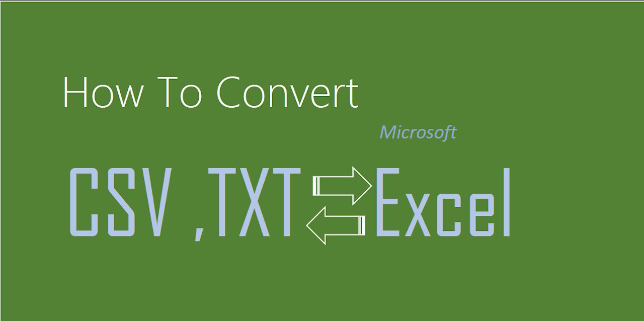 Microsoft Excel 2019 | How to Import & Export .CSV, TXT Files | How to Convert CSV to Excel Table