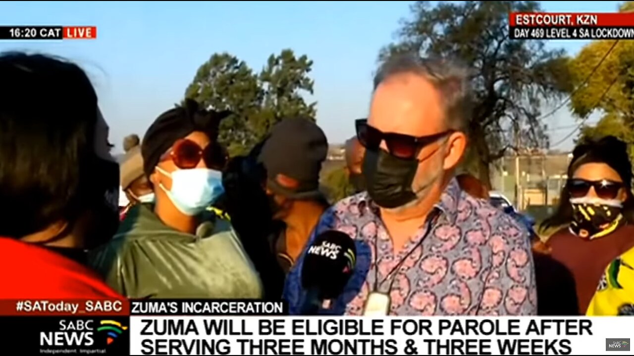 Carl Niehaus arrested at Estcourt while interviewed live on SABC