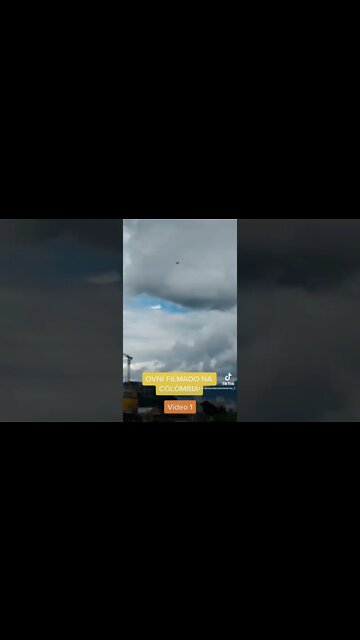 OVNI filmado em Medellin, Colômbia, no dia 27 de junho. Vídeo 1.