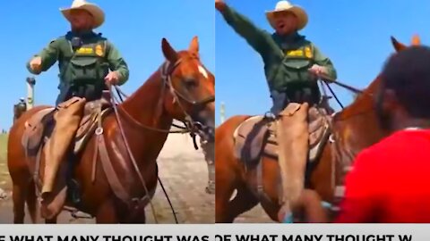 Media Claimed These Horseback Agents Were Using 'Whips' On Migrants