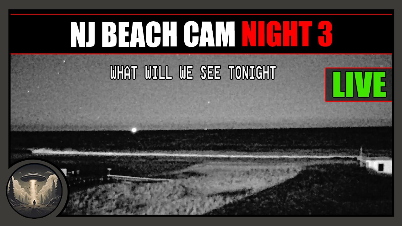 DRONES/BRIGHT LIGHTS OVER NJ BEACH CAM NIGHT 3