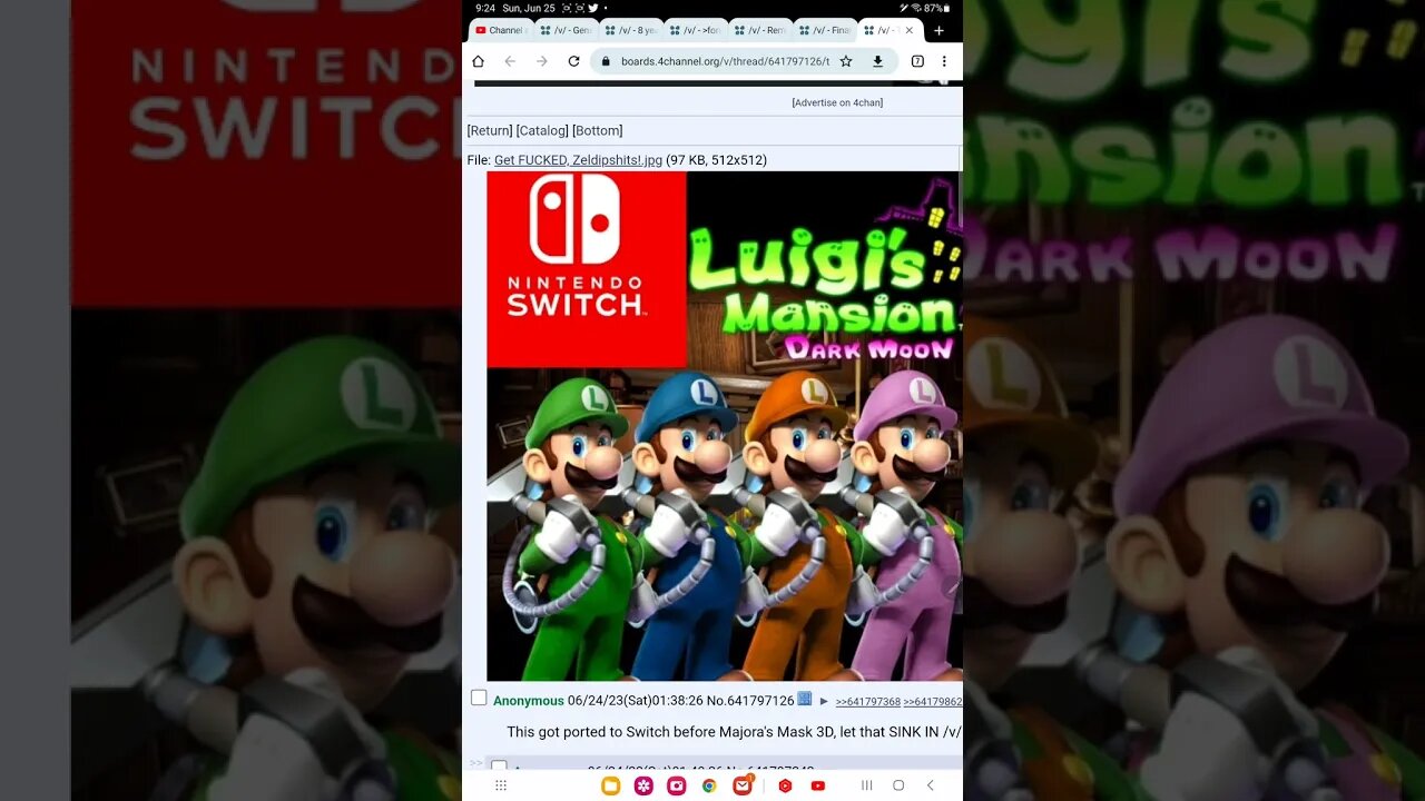 zelda fan complaining about luigis mansion being ported to switch