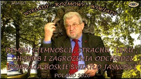 DEMON CIEMNOŚCI STRACHU LEKU CHORÓB I ZAGROŻENIA ODCHODZI POWRACA BOSKIE ŚWIATŁO JASNOŚCI