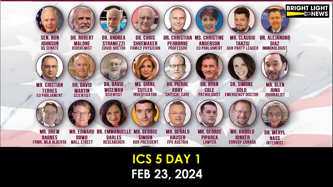 International Crisis Summit 5 -Day 1 Speeches (Feb 23, 2024)