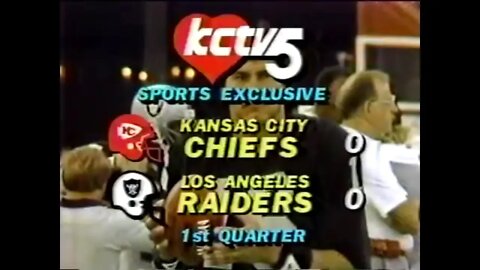 1983-10-09 Kansas City Chiefs vs Los Angeles Raiders