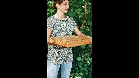New from the Workshop - One-of-a-Kind Chopping Block in Fancy Maple