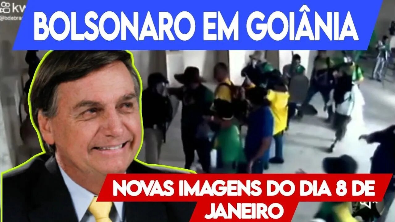 Bolsonaro em Goiânia, o povo lota as ruas e praças | Novas imagens do 8 de Janeiro
