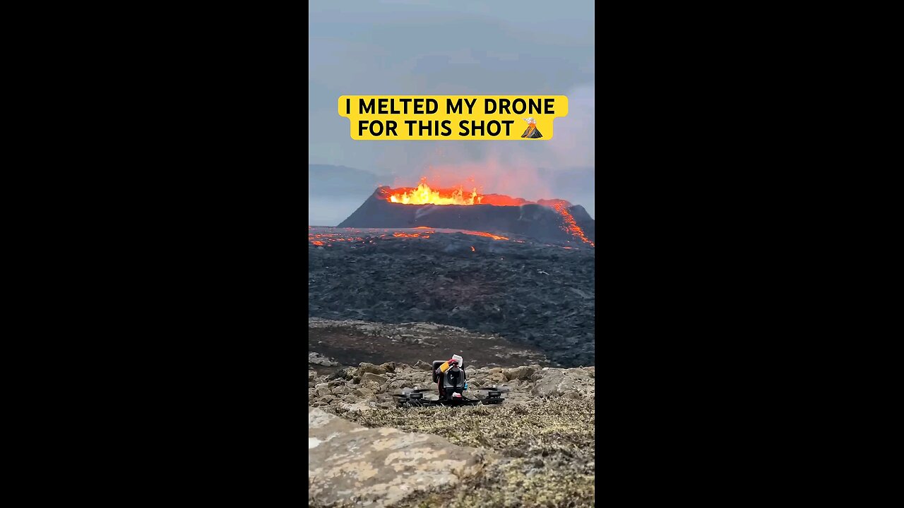 Drone melted for this legendary shot