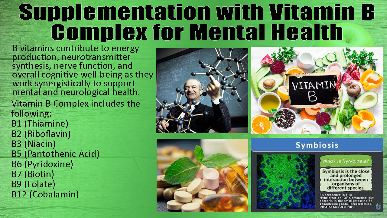 Supplementation with Vitamin B Complex for Mental Health