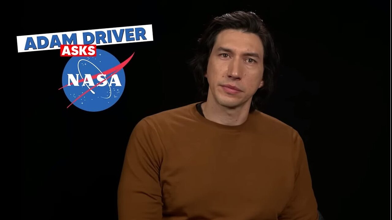 Adam driver asks NASA about asteroids ..