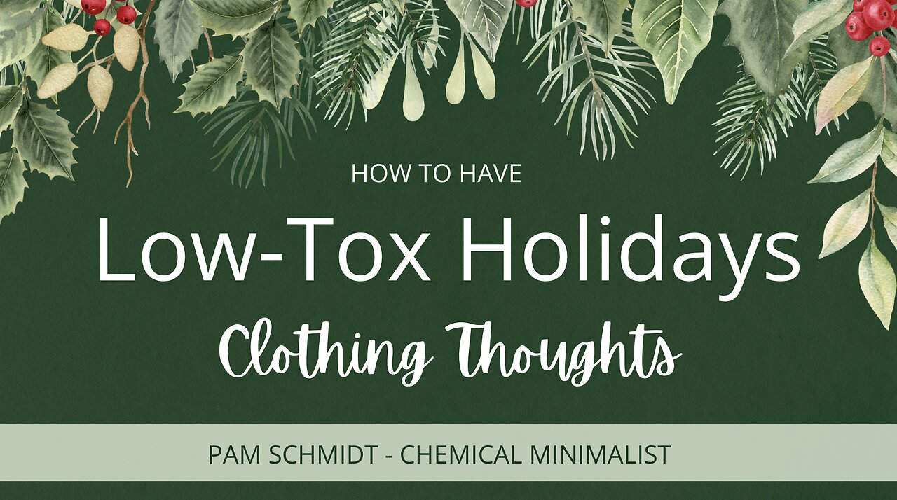 Low Tox Christmas CLOTHES