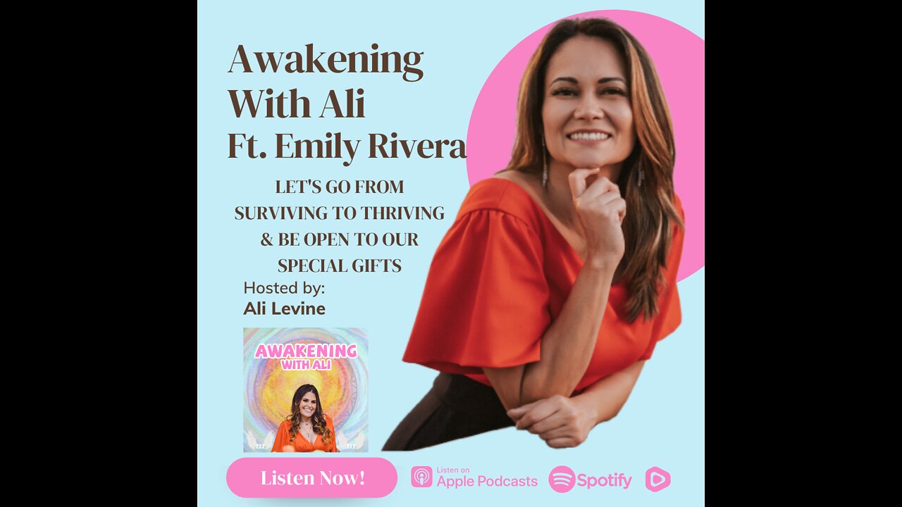 LET'S GO FROM SURVIVING TO THRIVING & BE OPEN TO OUR SPECIAL GIFTS WITH ANGEL COACH EMILY RIVERA