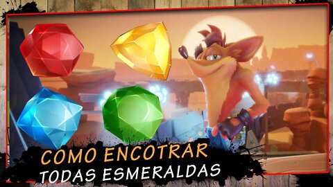 Crash Bandicoot 4 it's about time, Como encontrar todas as esmeraldas | SUPER DICA PT-BR