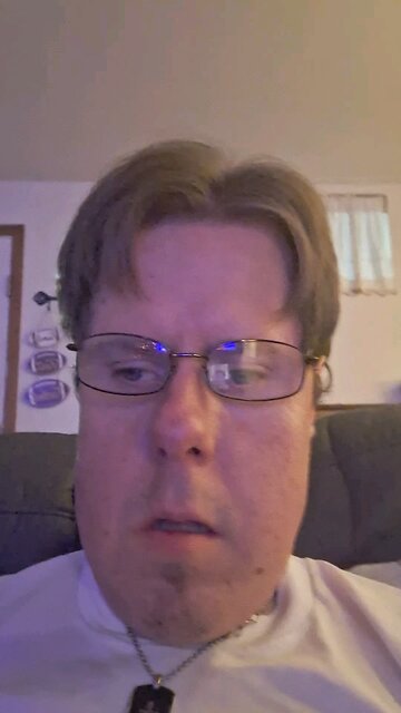 me saying good evening