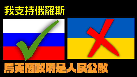 我支持俄羅斯，而且沒人敢罵我。爲什麼你也不該支持烏克蘭？