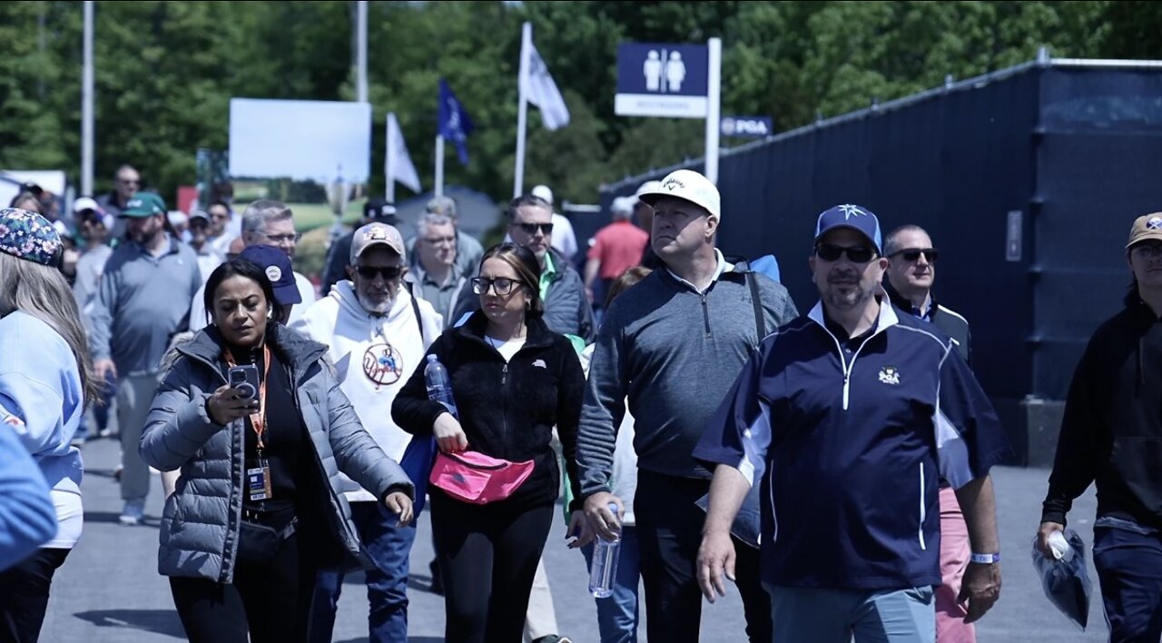 A one-of-a-kind fan experience at the PGA Championship at Oak Hill Country Club