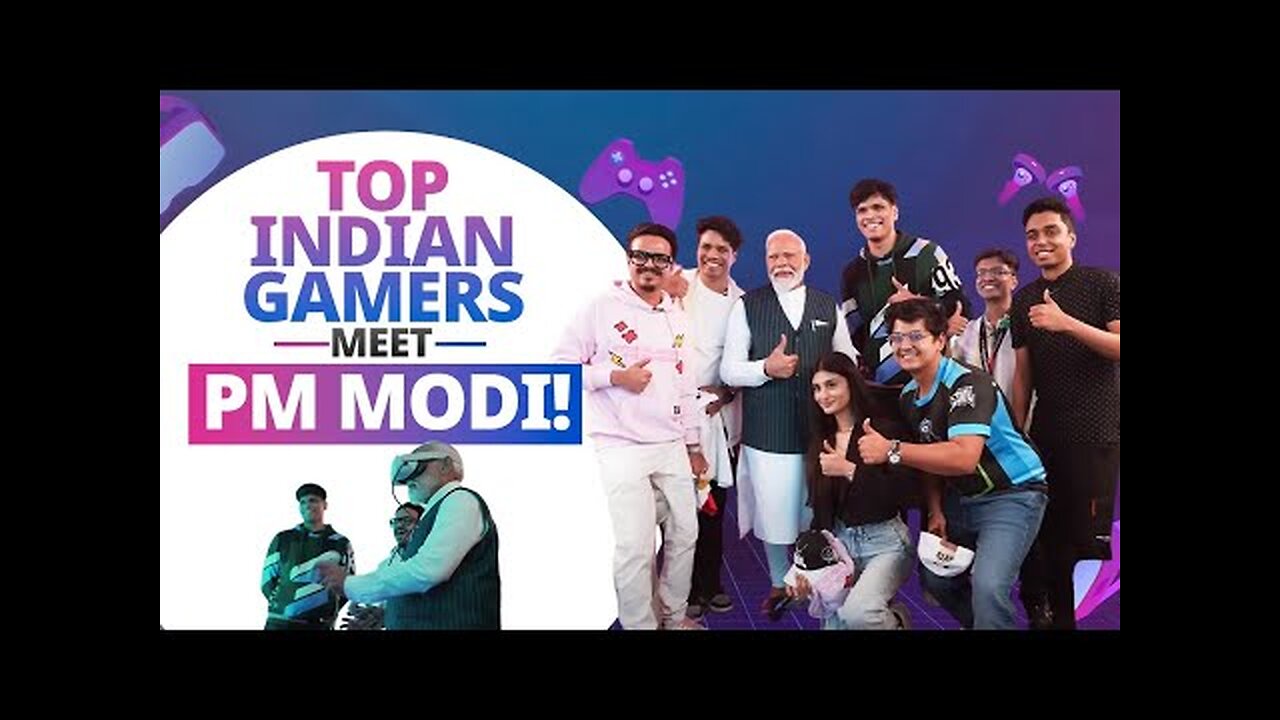 India's top gamers meet PM Modi | Game On ft. NaMo