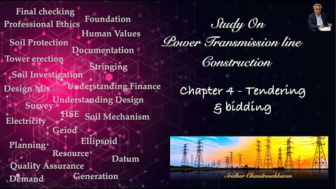 Chapter 4 - Tendering & Bidding ( Study On Power transmission line Construction).