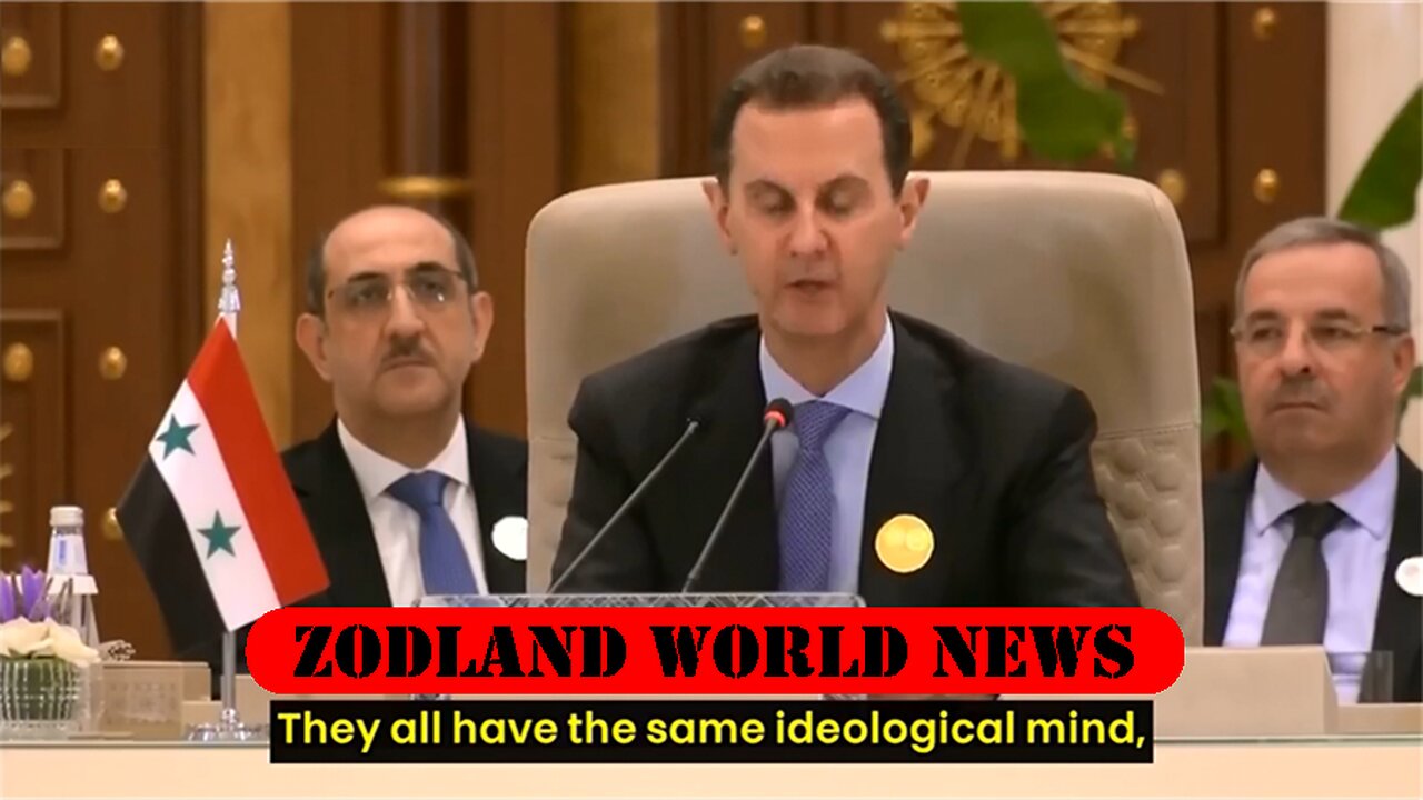 ►⚡️🇮🇱⚔️🇵🇸🇸🇾 Syria President Assad: "We aren't dealing with a State...but an outlaw colonial entity."