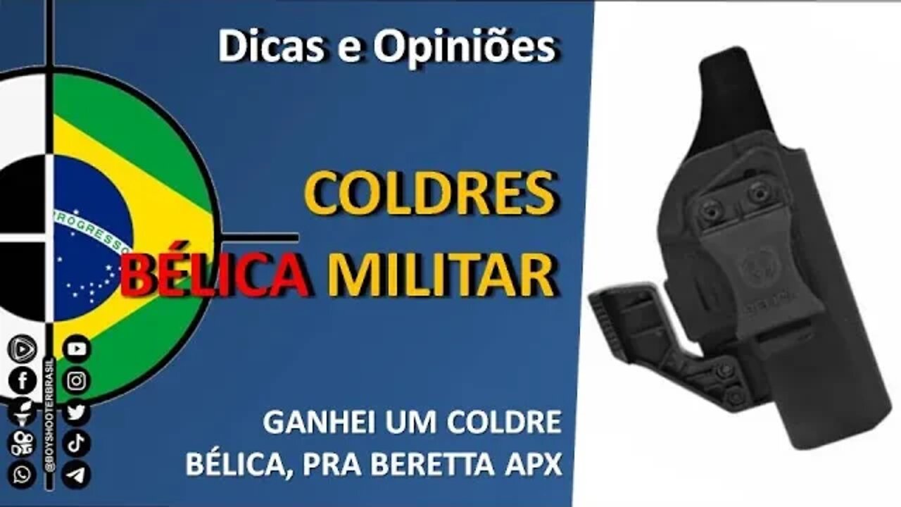 Coldre da Bélica Militar - com Brenda Provesi @Pólvora com Blush