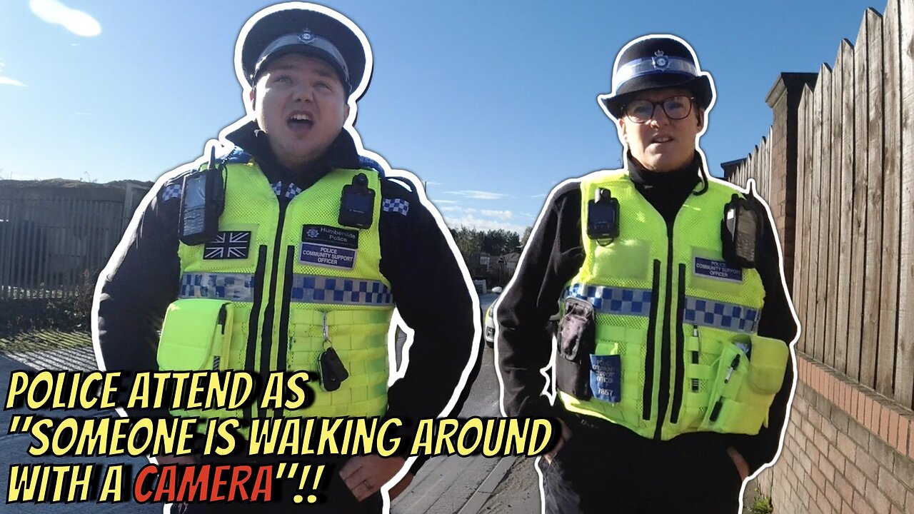 POLICE ATTEND BECAUSE "SOMEONE IS WALKING AROUND WITH A CAMERA"!! 👮‍♂️📸❌💩🎥