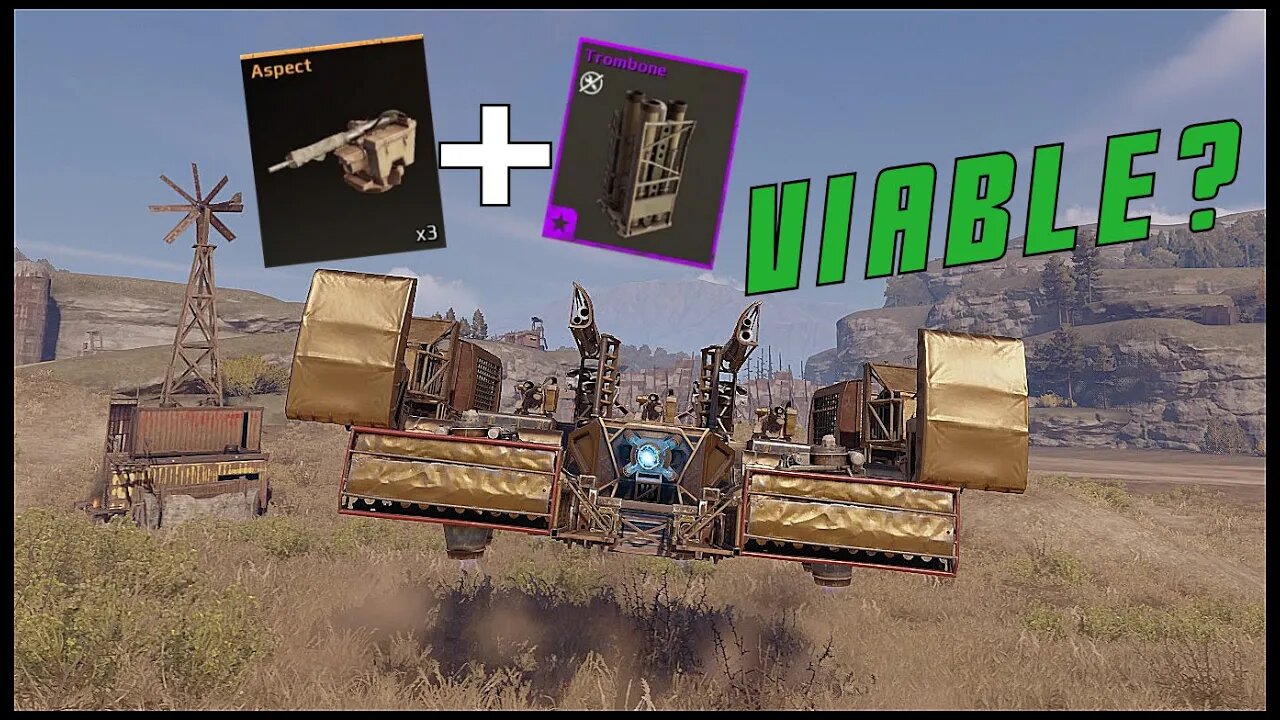 Trombone makes aspect machine guns good?! | Crossout