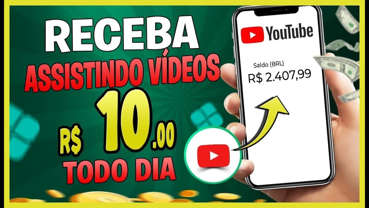 GANHE 1 PIX por HORA💸] APP para GANHAR DINHEIRO Assistindo Vídeos no YouTube ✅