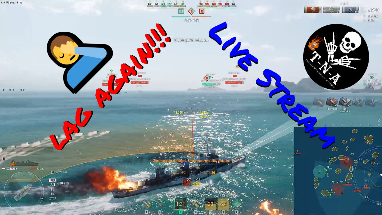 Holding it Together with Duct Tape! T-N-A Clan Clan Battles in World of Warships 06/24/2023