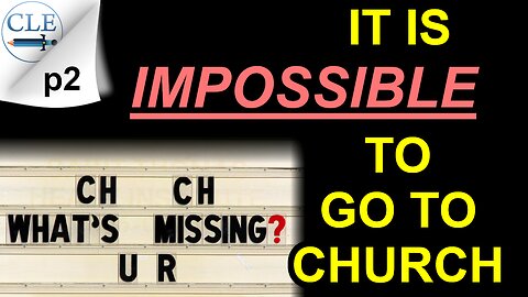 [p2] The "Go to Church" Narrative is a Money-Making Scheme | 8-27-23