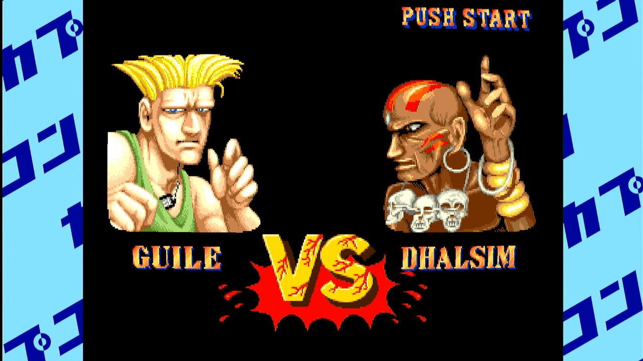 GUILE VS DHALSIM - STREET FIGTHER 2