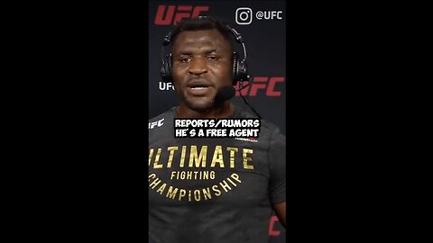 NGANNOU LEAVING THE UFC?