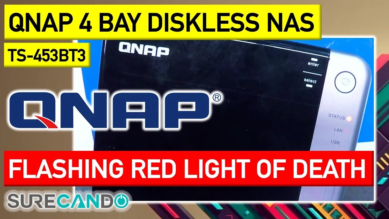 QNAP Status Light Flashing Red TS-453BT3 NAS BIOS Flash Full disassembly repair attempt