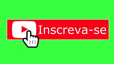 Chroma key botão inscreva-se green screen