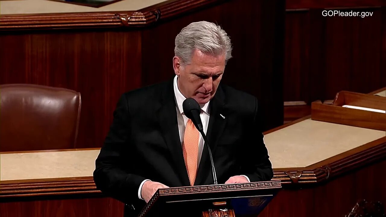 🔴👀🔴 Kevin McCarthy's Speech Against Sham Impeachment Vote