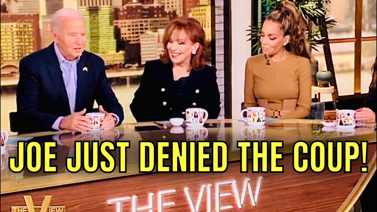 Biden JUST LIED about the COUP on The View Today!: “Did you feel that your hand was forced?”