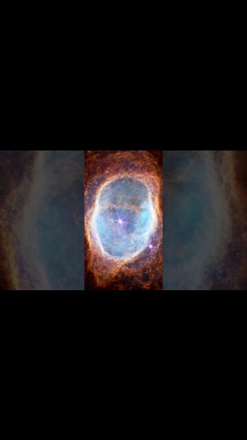 Som ET - 35 - Universe - James Webb - Southern Ring Nebula (NIRCam Image) #Shorts