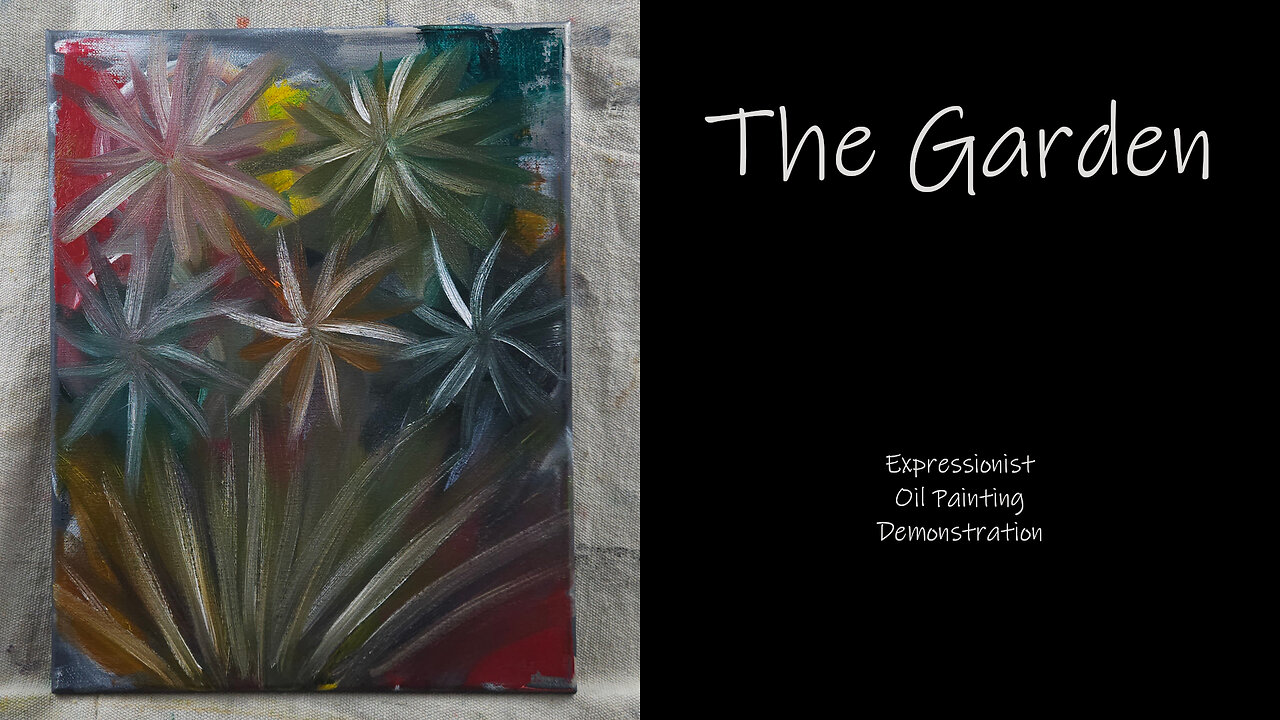 CHECK OUT “The Garden” Expressionist Oil Painting 11x14