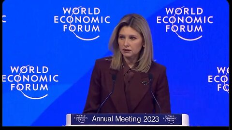 Zelensky’s wife DAVOS WEF 🤡🤡🤡