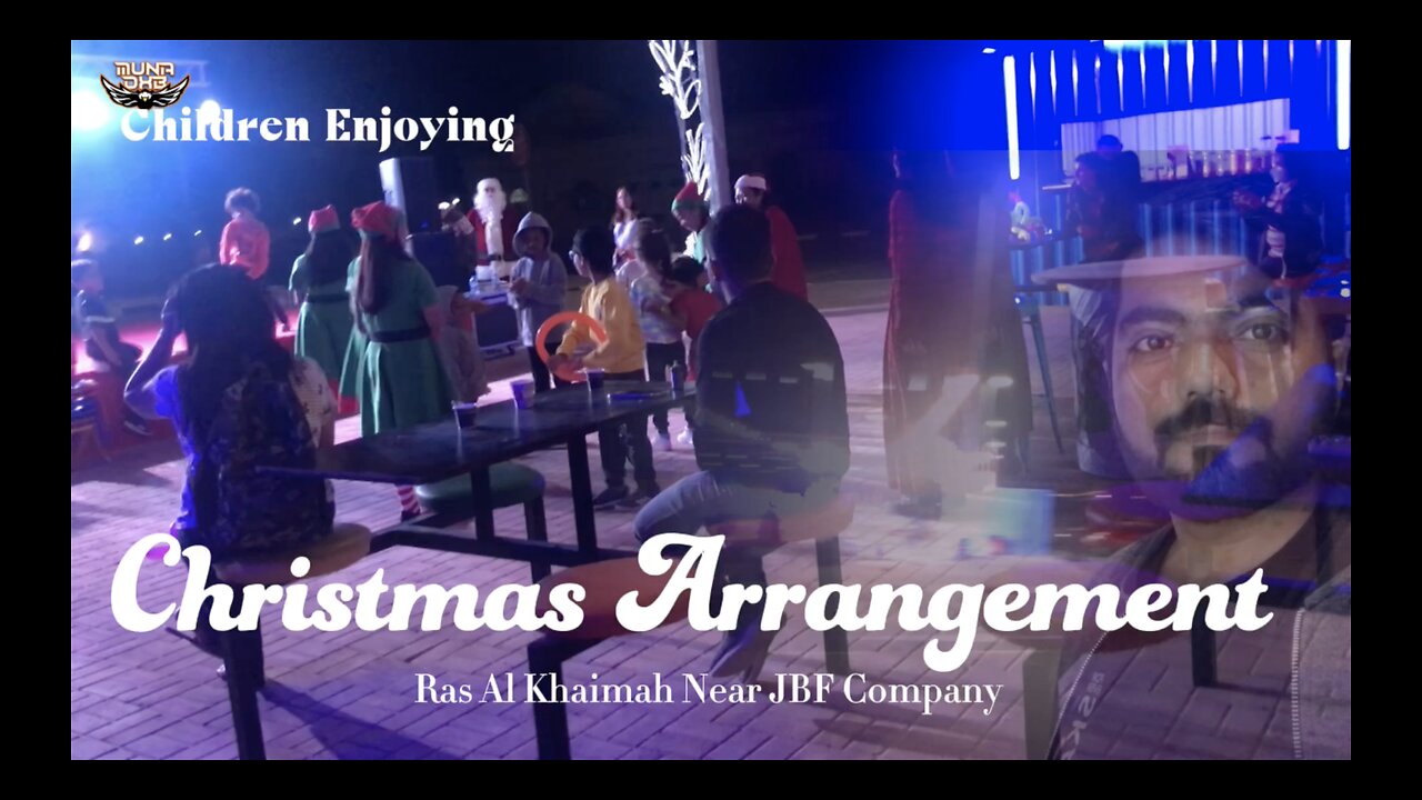 Christmas Arrangemnet in Ras Al Khaimah front Of Church | Chritmas 2022 | Muna DXB