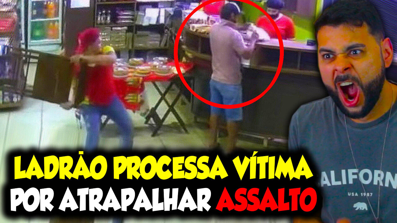 VAGABUNDO PROCESSA VÍTIMA POR BATER NELE DURANTE A$$@LT0 E VÍTIMA PODE IR PRO XADREZ, INACREDITÁVEL