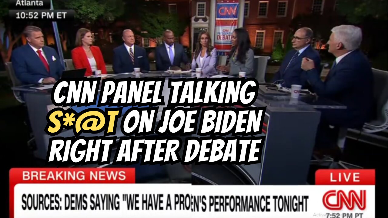 Anderson Cooper Panel Talks Badly About Joe Biden 2 Minutes After The Debate!!! (even dems hate him)