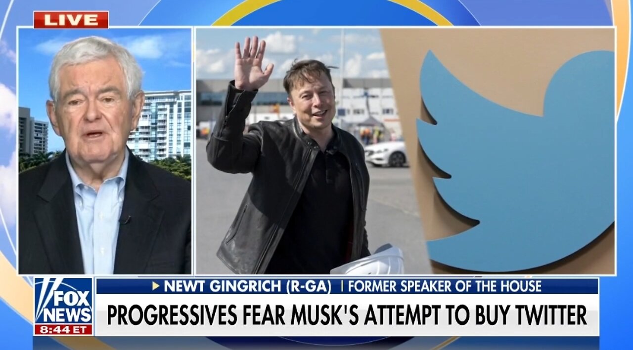 Newt Gingrich: Elon Musk Is A Genuine Threat To Corrupt Big Tech