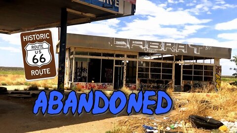 Abandoned Chevron Gas Station on Route 66